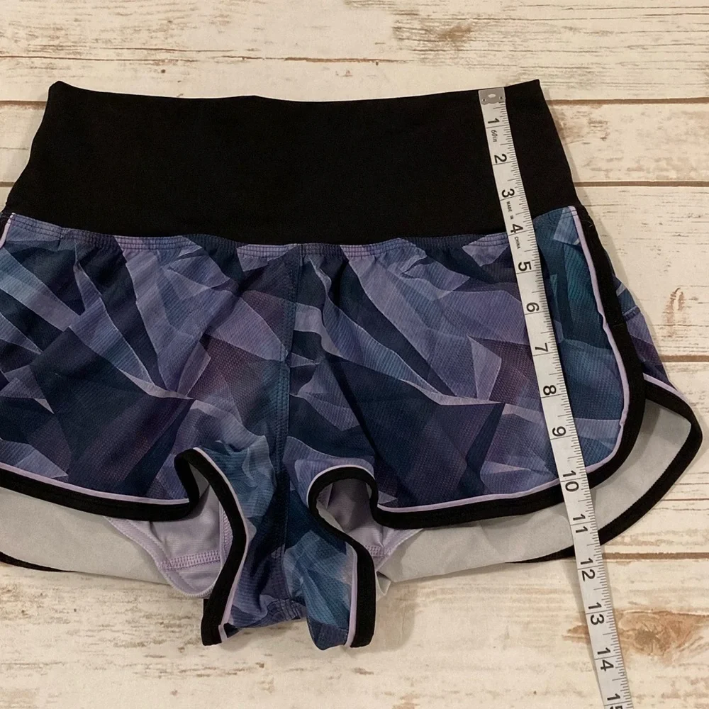 LULULEMON DROP IT LOW SHORT PRETTY PRISM MULTI BLACK LILAC SIZE 6 - Picture 6 of 13